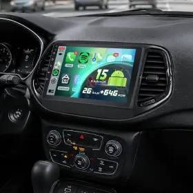 Inefala Inefala-a7208a3797a4mi2-60us 5ghz Wifi 2g 64g Android 15 Car Radio For Jeep Compass 2017-2020 Stereo W