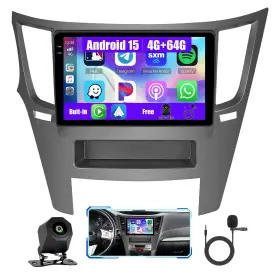Inefala-a7321a4291h6mi2-60us Inefala 5ghz Wifi 4g 64g Android 15 Car Radio For Subaru Legacy Outback 2010-2014 C