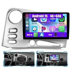 Inefala Inefala-a7897a4291h6mi2-60us 5ghz Wifi 4g 64g Android 15 Car Radio For Toyota Corolla Matrix 2003-2008 Car