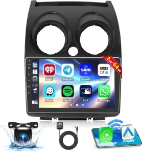 Inefala Inefala-a8296a3195a4mi2-60us 2 64gb Car Stereo For Nissan Rogue 2007-2015 Carplay Android Auto Camera