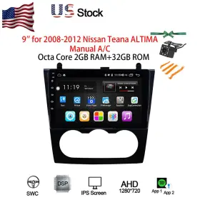 Sm-9334-2gb Innoborn 9ftft Android 10.0 Car Stereo For 2008-12 Nissan Teana Altima Radio Gps Nav Manual