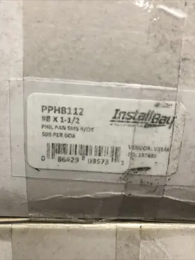 Pph8112 Installbay 2 Boxes Install Bay Phillips Panhead #8x1 1/2 Inch 500 Screws Per Box #2 Pph8112 Installbay 2 Boxes Install Bay Phillips Panhead #8x1 1/2 Inch 500 Screws Per Box #2