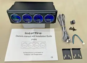 If-4vu Interfire If4vu Old School Vu Gage Display Indi-glow Sound Level Meter Nos