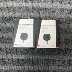 Btaax100 Isimple 2 - Voice Activated Connected Car Kit With Alexa W Bluetooth Black
