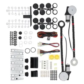 Jdmspeed 714131639007 New Universal Electric Power Window Lift Regulator Conversion Kit With