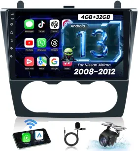 5gwifi Jerqry 745746791057 Car Stereo Radio For Altima 2008-2012 8 Core 4g 32g Wireless Carplay