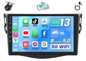 Jerqry 750872693441 8 Core Car Radio For Toyota Rav4 2007-2012 4g 32g Android 13 Stereo With