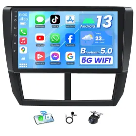 Jerqry 750872695643 4core Car Radio For Subaru Forester Impreza Wrx 2008-2012 Wireless Carplay A