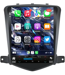 Jerqry 754175629961 Car Radio Stereo For Chevy Cruze 2009 2010-2015wireless Carplay&android Auto