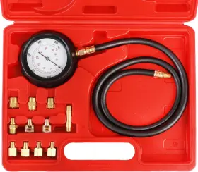 022s Jifetor 690770904068 Engine Oil Pressure Gauge Transmission Fluid Diagnostic Red Case