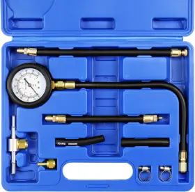 Jt021s1-2 Jifetor Fuel Injection Pump Pressure Tester Gauge Kit Car Gasoline Blue Case