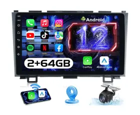 Jingelsye 745746891986 Car Radio Stereo For Honda Crv 2007-2011 2 64g Upgrade 9 Inch 1280x800 Ips Touch