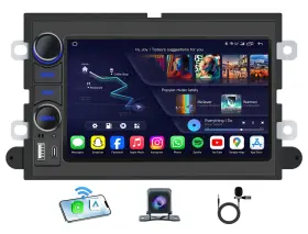 Jingelsye 750872692673 4core 64g Rom Car Radio Stereo For Ford F150 2004-2008 7 Inch Touch Screen H
