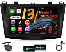 Jingelsye 750872695506 Car Stereo For Mazda 3 2010-2013 4 64gb Wireless Carplay &android Auto