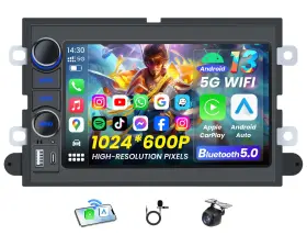 F150 Jufodrca 750880885692 7 Inch Touchscreen Wireless Carplay Android Auto Stereo For 2004-2008 Ford