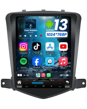 Jufodrca 754148691889 Upgrade Car Stereo For Chevrolet Chevy Cruze 2009-2015 Wireless Carplay Andr
