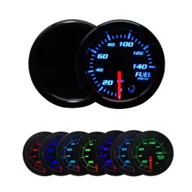 Jrp007 Junyopinn Fuel Press Gauge Tinted 7 Color 0-140 Psi 2-1/16 Inch 52mm Pressure Ki