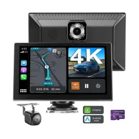 Jzones 850070711142 Portable Carplay Screen For Car 9ftft Wireless Apple And Android Auto Sc