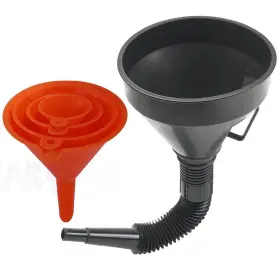 6037-01 Kako Automotive Funnels Set - Wide Mouth Large Fuel And Oil Funnel ... Fast Ship