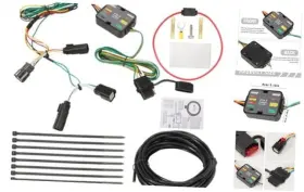 56120 Kasturrboo 4 Way Trailer Wiring Harness Flat Output Compatible With 2011-2014 Edge