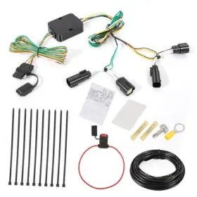56272 Keluoou 4-pin Trailer Wiring Harness Fits For Edge 2015-2018