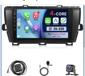 Us12prs2g1015-a Kutaitai Car Radio Stereo For Toyota Prius 2010-2015 With Wireless Carplay Android Auto