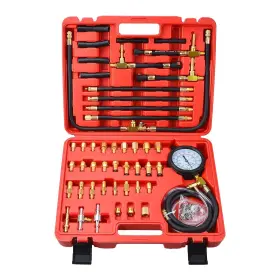 Sk8177 Lainkeen Quick Connection Fuel Injection Injector Pressure Tester Gauge Tools Kit