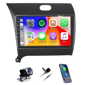 Zhenca0000077 Laueily 4g 64g Double Din Car Stereo Radio For Kia Forte K3 Cerato 2013-2018 With Wir