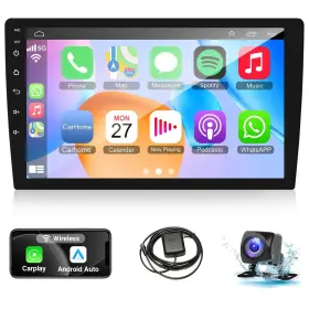 Leadfan 9in-android Stereo-2 32g 9 Inch Android Car Radio 2 32gb Double Din Stereo With Wireless Carplay And