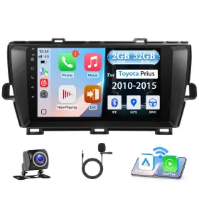 Us02-qyy-sw630a-2 Leadfan Leedfan Car Stereo For Toyota Prius 2010-2015 With Wireless Carplay Android A