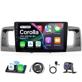 Us02-qyy-sw710a-2 Leadfan Radio For Toyota Corolla 2003-2008 Car Stereo With Wirelss Carplay An