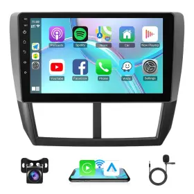 Us02-sw340-3 Leadfan Car Stereo For Subaru Forester 2008-2012 And Impreza Wrx 2007-2011 Radio Apple