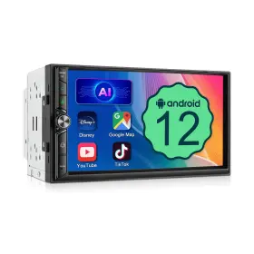 Ler-7in-m Leroaadz Double Din Car Stereo With Wireless Apple Carplay Android Auto 7 Inch .. Fast Ship