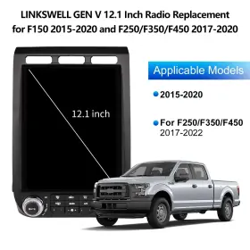 Ts-fdpu12-1ak-5b Linkswell Gen 5 Android Car Sxm Stereo Radio Carplay For Ford F-150 Super Duty 2015-2022 #2