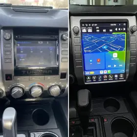 Ts-typu12-1rr-4b Linkswell Gen 4 Android Car Stereo Radio Carplay Tesla Screen For Toyota Tundra 2014-2020