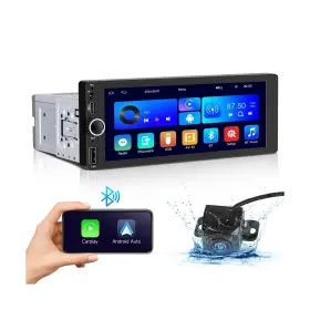 Un-9540c Lussuvox Double Din Car Stereo With Wireless Apple Carplay And Android Auto 7 Inch Touc