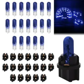 Lxsloet Qph-g-5284 20pcs T5 17 57 79 86 Halogen Instrument Cluster Bulb Kits 12v Car Blue