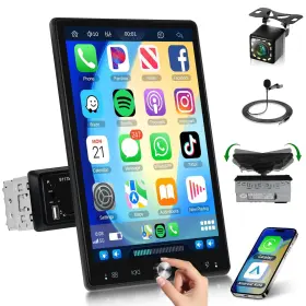 Auto-2025 Mahvec A40343na 10.4 Inch Single Din Car Stereo With Wireless Carplay Android Upgra