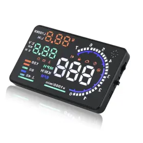 Maimeimi Ma-a8 Windshield Heads Up Display For Car Obd2 Digital Speedometer With Ob