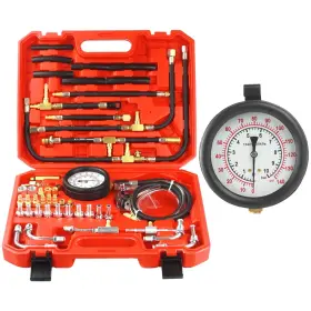 Tu-443 Manutex Fuel Pressure Test Kit Gauge Complete For Car Truck Motorcy