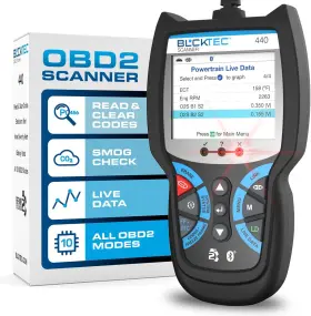 Obd2 Mcgaaw Llc 445034256253 440 Bluetooth Scanner Diagnostic Tool - Car Code Reader And For