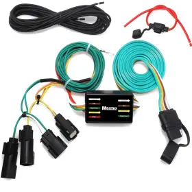 Mez-x118 Mecmo 4-pin Trailer Wiring Harness 56327 For 2015-2024 Ford Transit 150 250