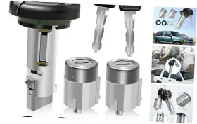 Replace702671swq Meiyatec Ignition Switch Lock Cylinder And Front Door With Keys Fits For