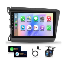 A7241a3195a4mi2 Meteeser Car Stereo For Honda Civic 2012 2013 2014 2015 2 64g With Wireless Carplay