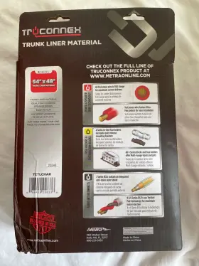 Metra 086429258338 Genuine Truconnex Tru Connex 54 Inch X 48 Charcoal Trunk Liner - New In Box #2