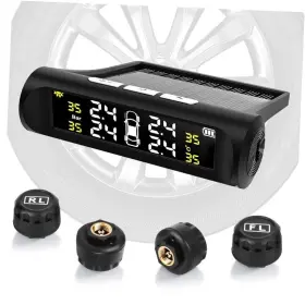 Tpms-1 Mieaoll Tire Pressure Monitoring System Tpms For Rv And Trailer Solar Powered