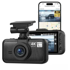 Miofive S1e 4k Dash Cam Front S1 E Car Camera Built-in Wifi And Gps Dashboard Record