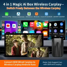 Riv001 Mipeggy Wireless Carplay And Android Auto Adapter 2025 Upgrade Ai Box Support