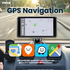 M1003-7 Miroir Wireless Carplay And Android Auto Display 7 Inch Touch Screen