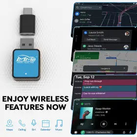 Mmb 744173067209 Android Auto Wireless Adapter Mini Dongle For Oem Wired Carplay Car #3